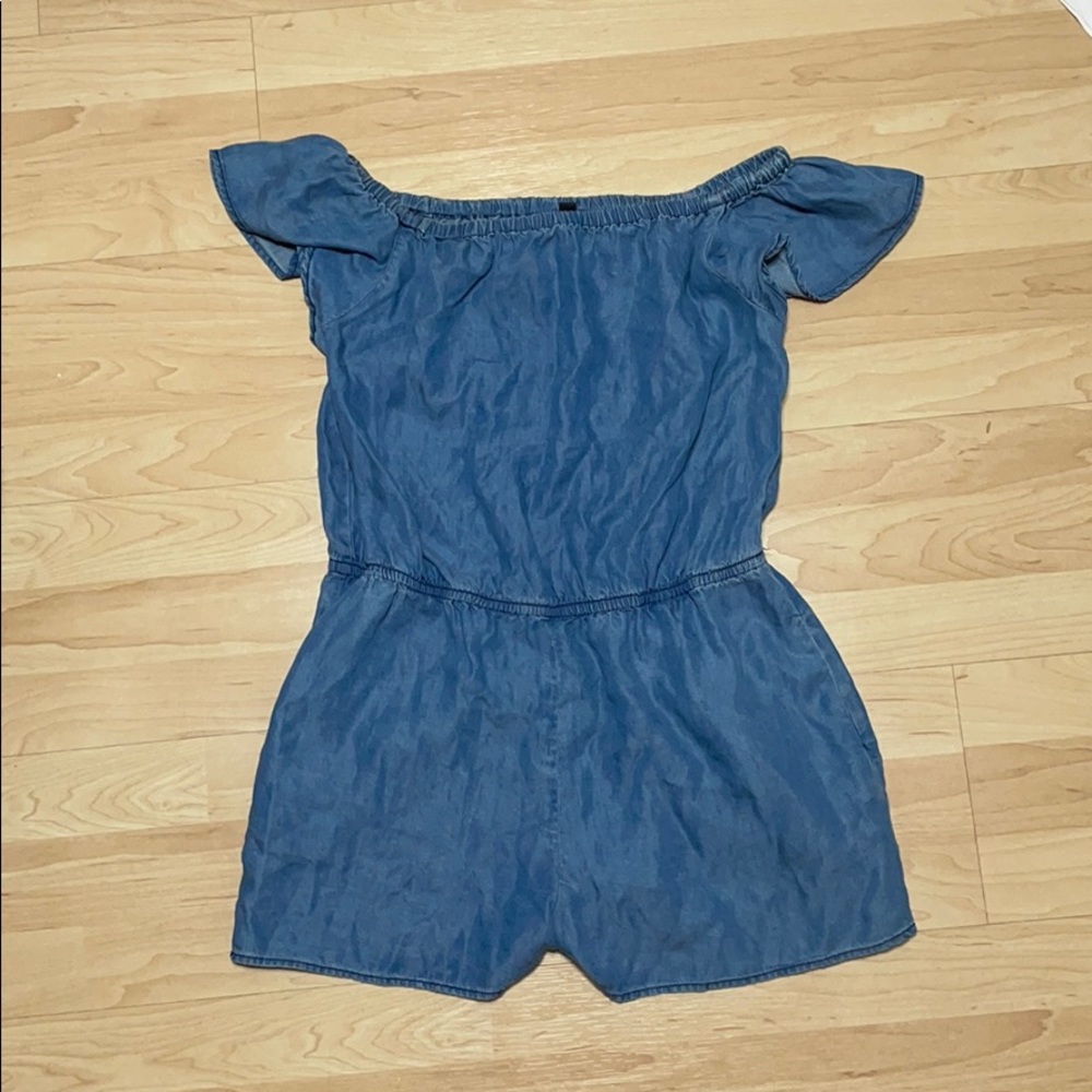 denim style romper